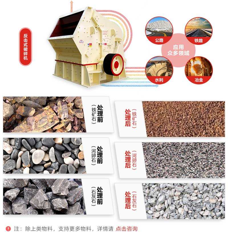 1000tph反擊式石頭破碎機(jī)應(yīng)用廣泛 1000tph反擊式石頭破碎機(jī)應(yīng)用廣泛