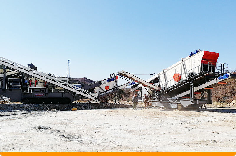 新一代車載建筑垃圾流動碎石機節能效能高