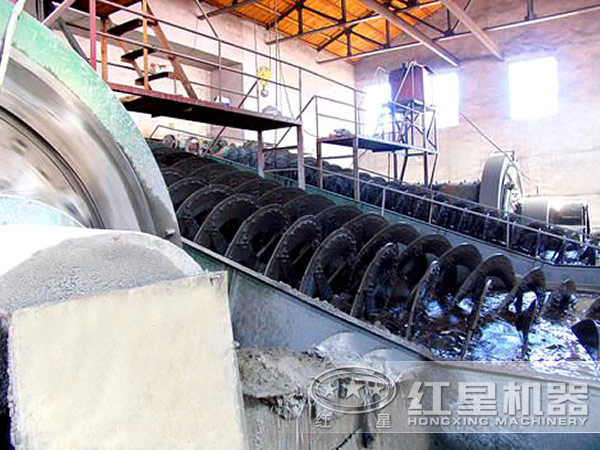 銀礦螺旋分級機作業現場 銀礦螺旋分級機作業現場