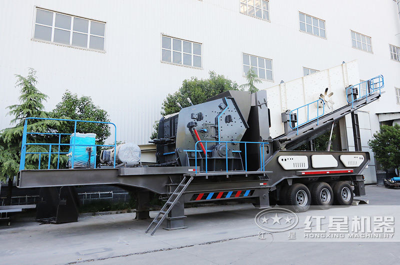 搭反擊破石子流動破碎機 搭反擊破石子流動破碎機