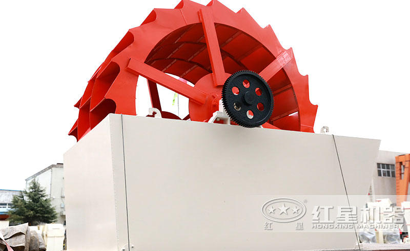 XS輪式洗砂機，多輪斗洗沙，省水省電