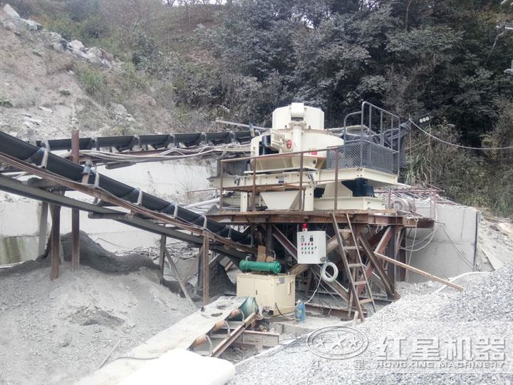 甘肅天水制砂碎石生產線，產量高，粒度好