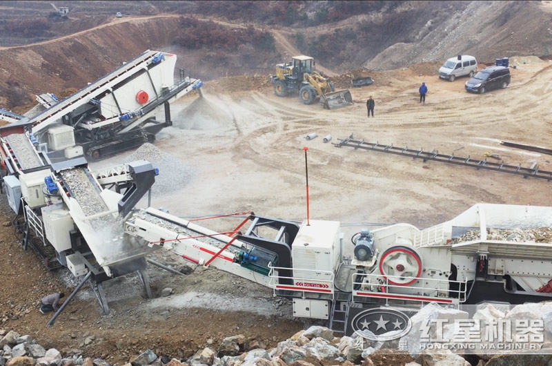 靈活效能高的履帶移動型機制砂生產線