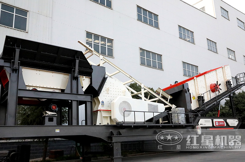 移動重錘式破碎機:給料+破碎+篩分 移動重錘式破碎機:給料+破碎+篩分