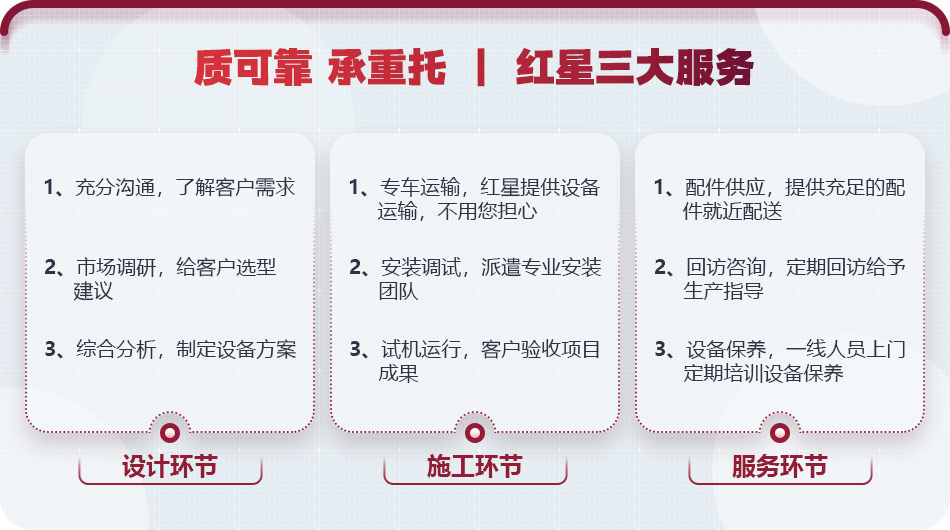 國內(nèi)大型設(shè)備廠家,紅星服務(wù)值得信賴 國內(nèi)大型設(shè)備廠家,紅星服務(wù)值得信賴