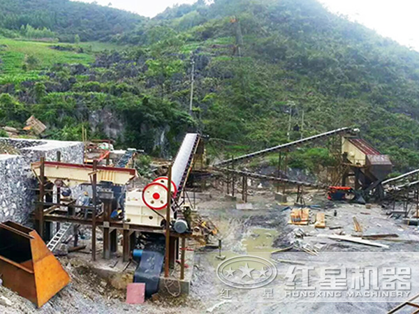 河道石頭破碎生產(chǎn)線 河道石頭破碎生產(chǎn)線