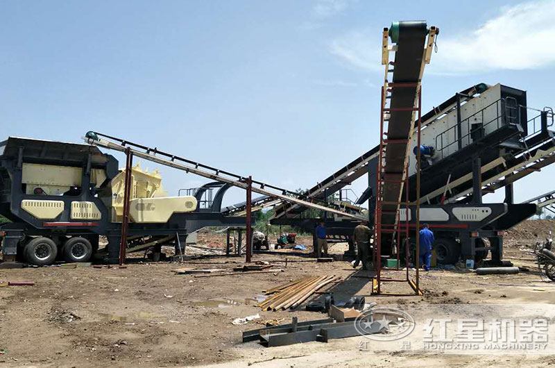 時產50噸山石移動石子機 時產50噸山石移動石子機