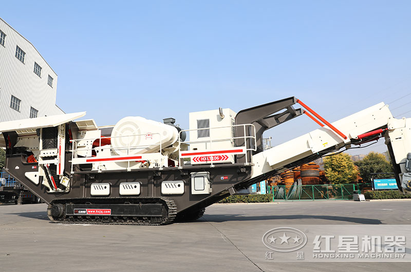 輪胎式青石移動破碎站 輪胎式青石移動破碎站