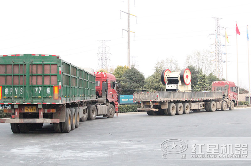 時產800噸石料廠生產線設備發貨 時產800噸石料廠生產線設備發貨