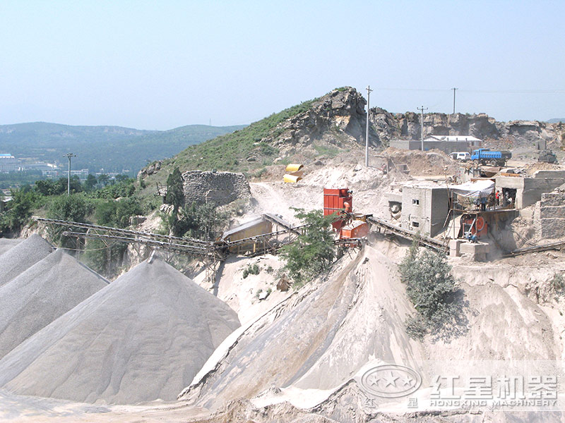 機制砂生產現場 機制砂生產現場