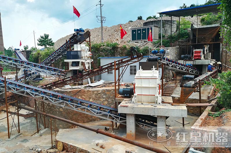 顎破+反擊破+制砂機生產現場圖片 顎破+反擊破+制砂機生產現場圖片