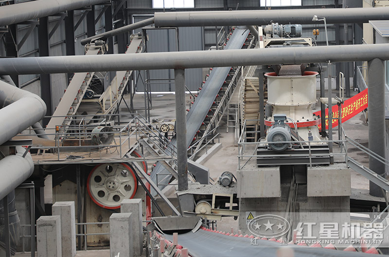 時產(chǎn)200噸花崗巖巖石破碎生產(chǎn)線